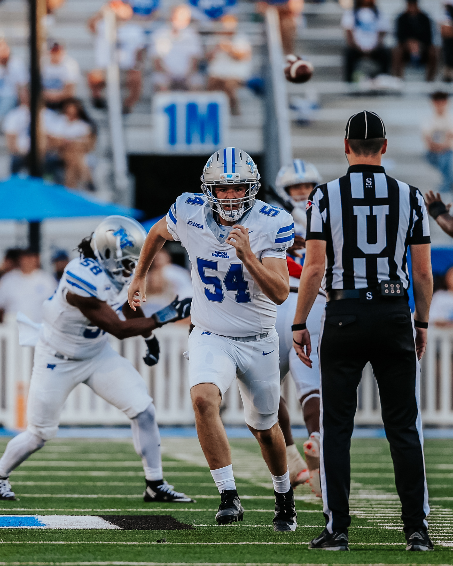 Connor post snap follow-through